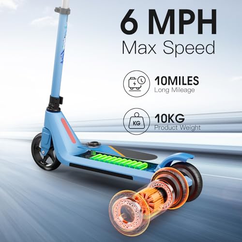 Electric Scooter for Kids Age 6-10 with Adjustable Speed and Height M6255