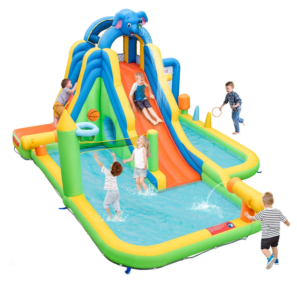 Inflatable Water Slide with Splash Pool Climbing Wall U160508
