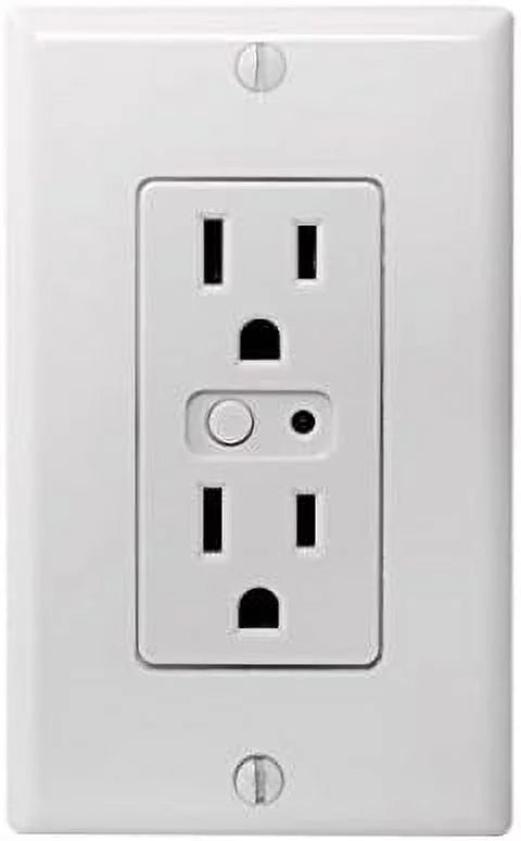 White Single Wall Outlet S25271