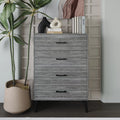 Rustic 4 Drawer Wooden Dresser Y9021
