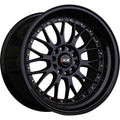 20x10.5 5x114.3/5x120 30et Black Gold Rivets Wheel H8755