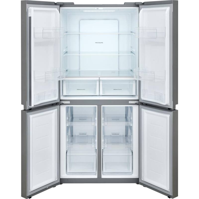 17.4 cu. ft. 4-Door Refrigerator in Brushed Steel D745