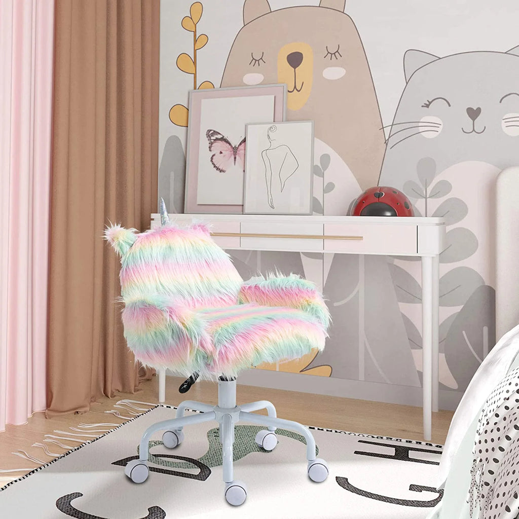 Unicorn Office Chair with Mid-Back and Armrest Support C384