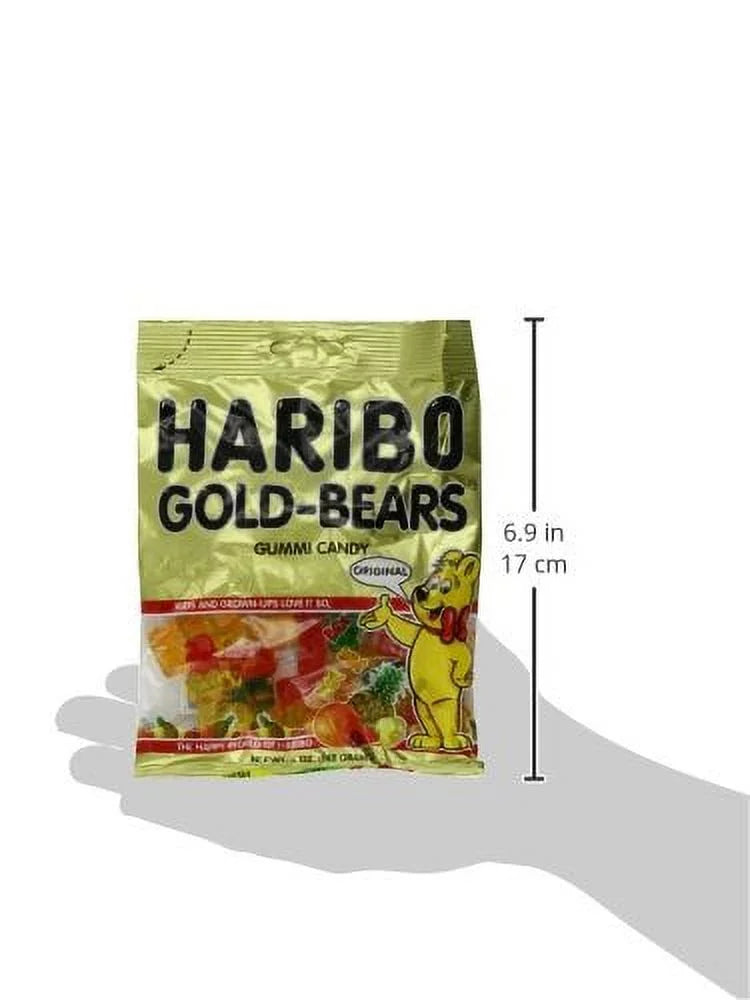 Gold-Bears Gummi Candy 5 Oz 12 Ct R23264