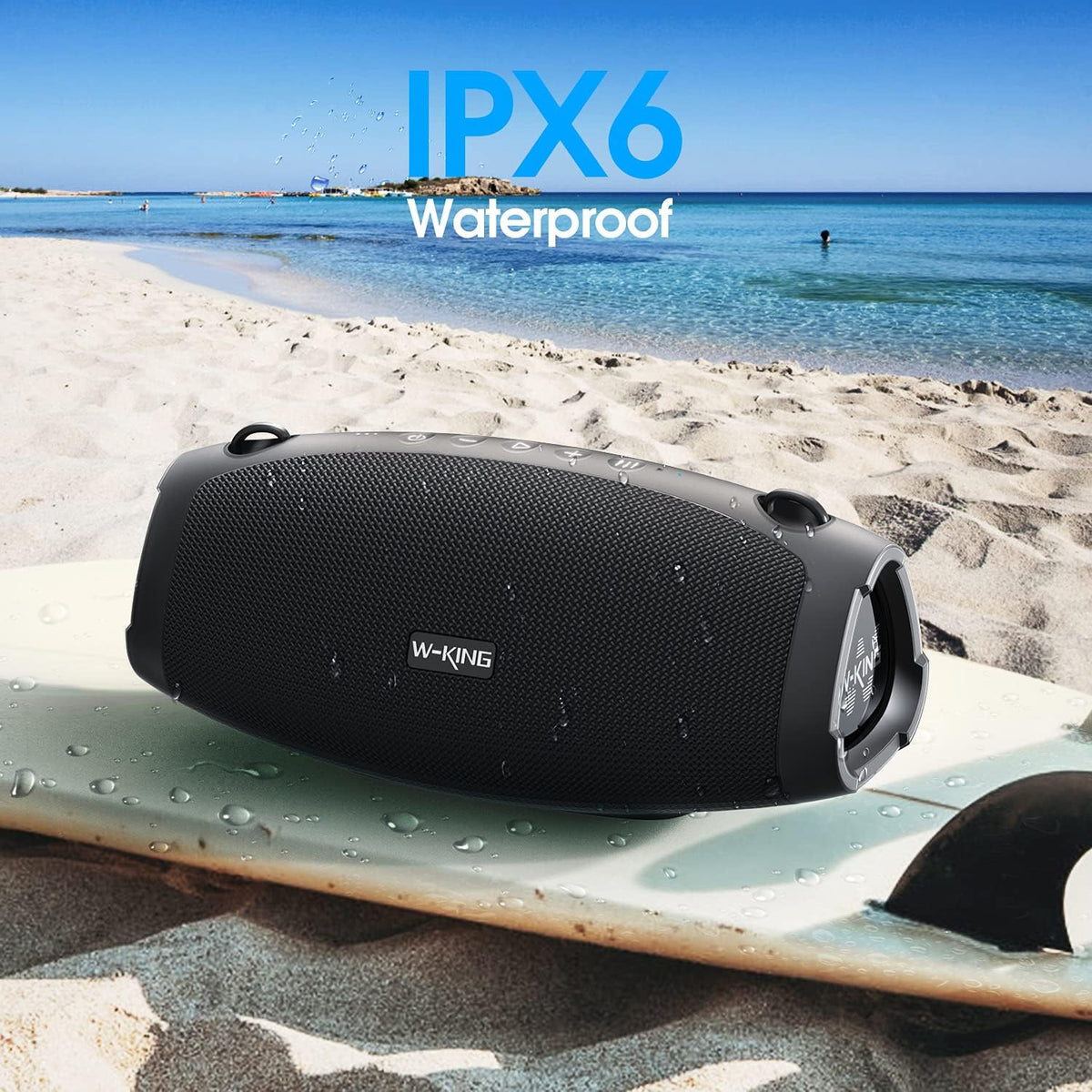 70W IPX6 Waterproof Portable Wireless Bluetooth Speaker X4395