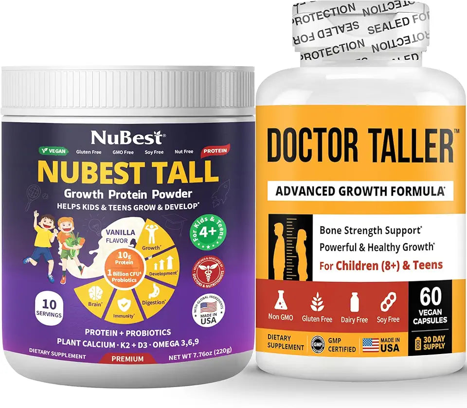 Vanilla Vegan Protein Powder and 60 Vegan Capsules Q2751
