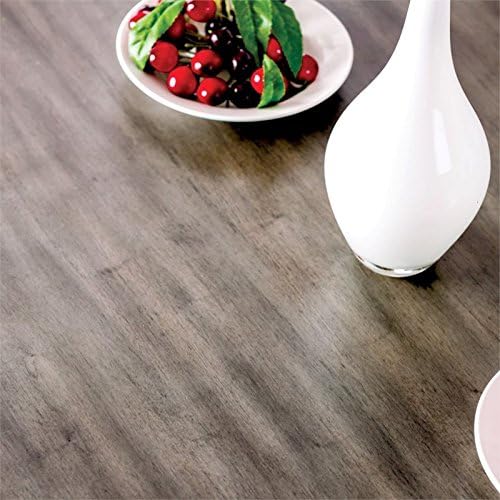 Gray Wood Round Dining Table E47449