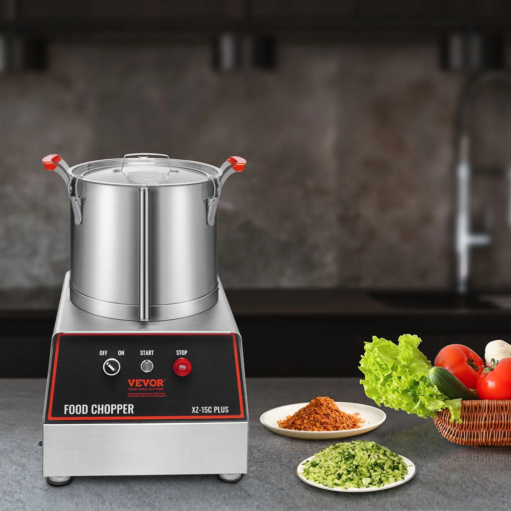 1400W 16 Quart Stainless Steel Food Processor Y576