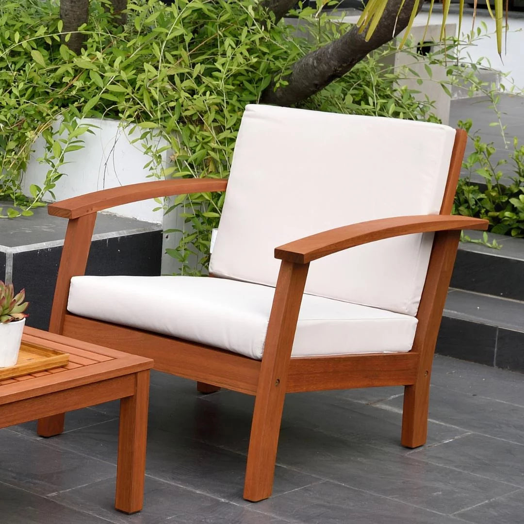 4-Piece Solid Wood Patio Conversation Set M64127