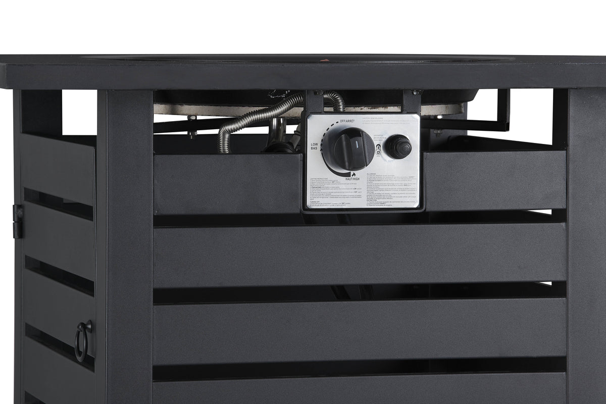32" Gas Fire Pit Table 50,000 BTU with Waterproof Cover E5120