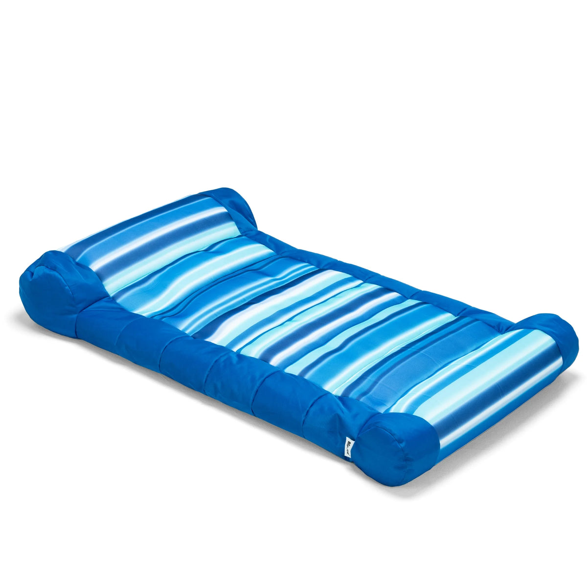 Blurred Blue Mesh Pool Lounger with Headrest B49132