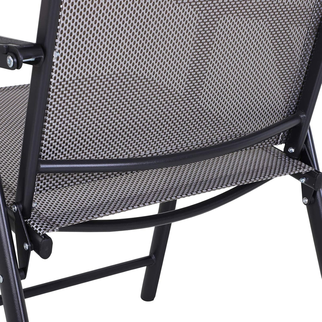 Folding Outdoor Patio Chairs Set of 4 O6145