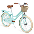 White 20 Kids Bike with Basket and Coaster Brake U9848