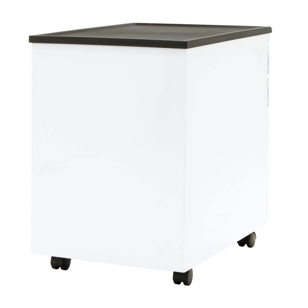 White 3 Drawer File Cabinet 2 Pack P4215