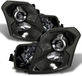 Black Projector Headlights Replacement Pair Set Left+Right U222906