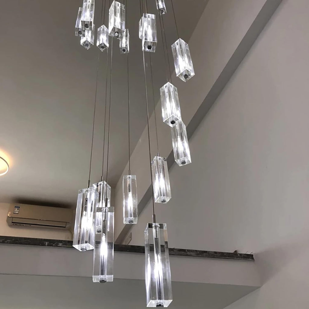 Modern Crystal Chandeliers LED Light Fixture 36-Lights L8044