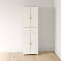 White Storage Cabinet Y51166
