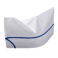 Royal Blue Striped Disposable Caps Case of 1000 F2630