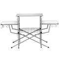 White Aluminum Foldable Camping Table C266396