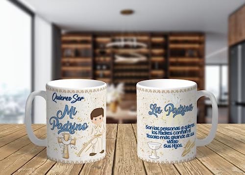 Set de 2 Tazas con moño de satin y tarjeta de agradecimiento U553