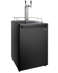 24" Wide Dual Tap Black Kegerator R927