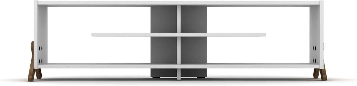 Wooden TV Stand with 4 Shelves F744
