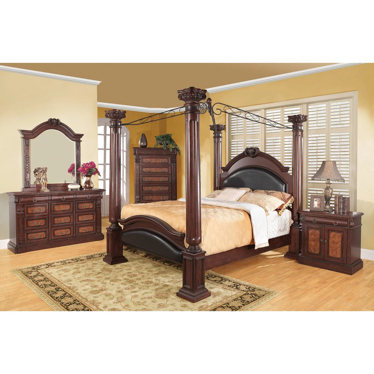 12-Drawer Dresser Cappuccino C77117