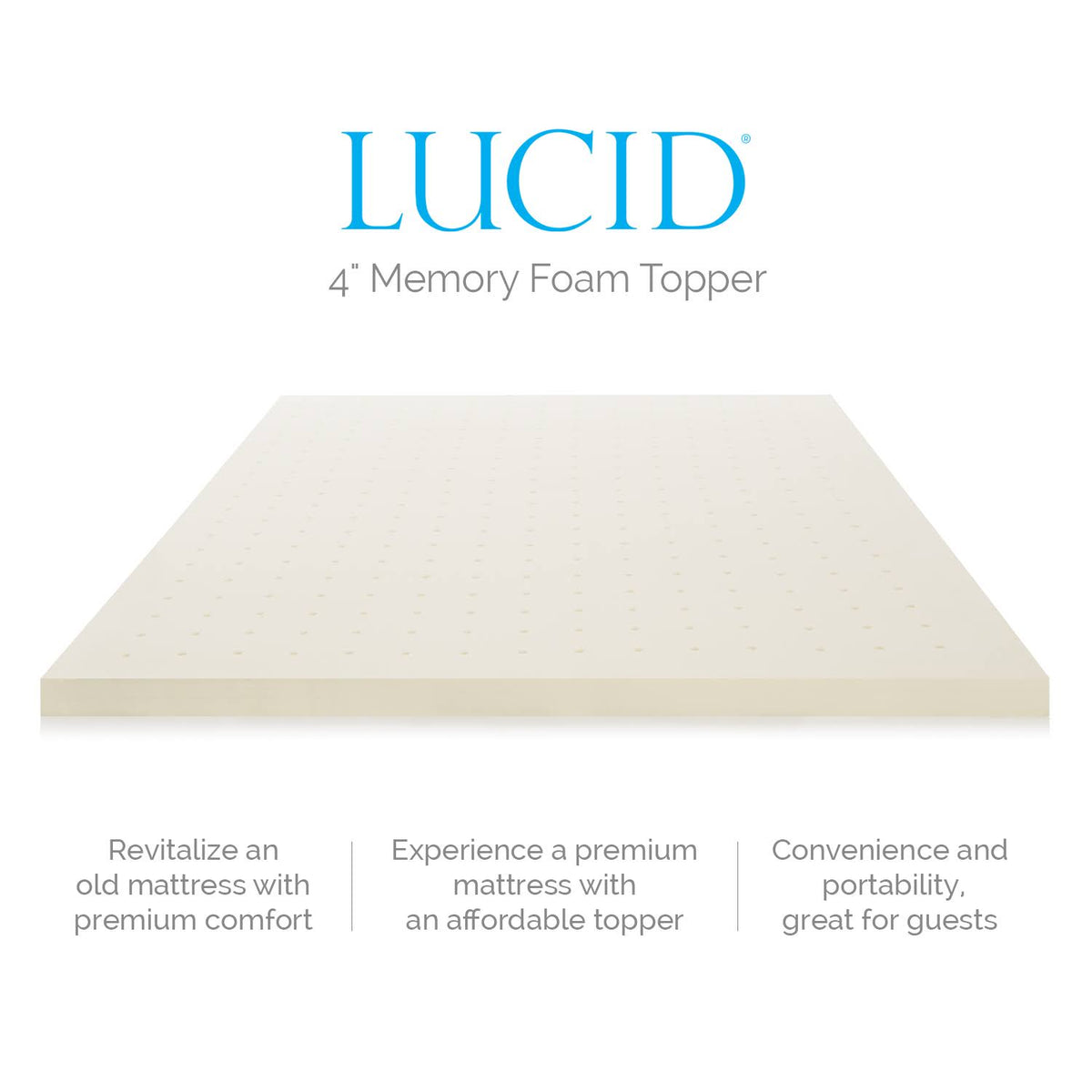 Memory Foam Mattress Topper California King A5144