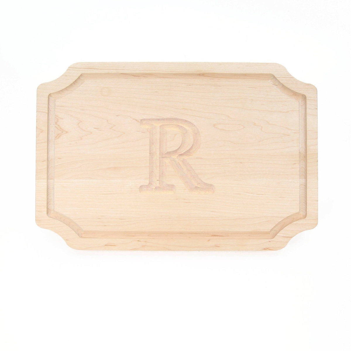 Oval Walnut Wood Carving Board with Juice Well Q92479
