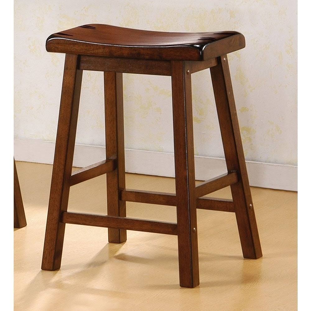 Brown Walnut Barstool V11781
