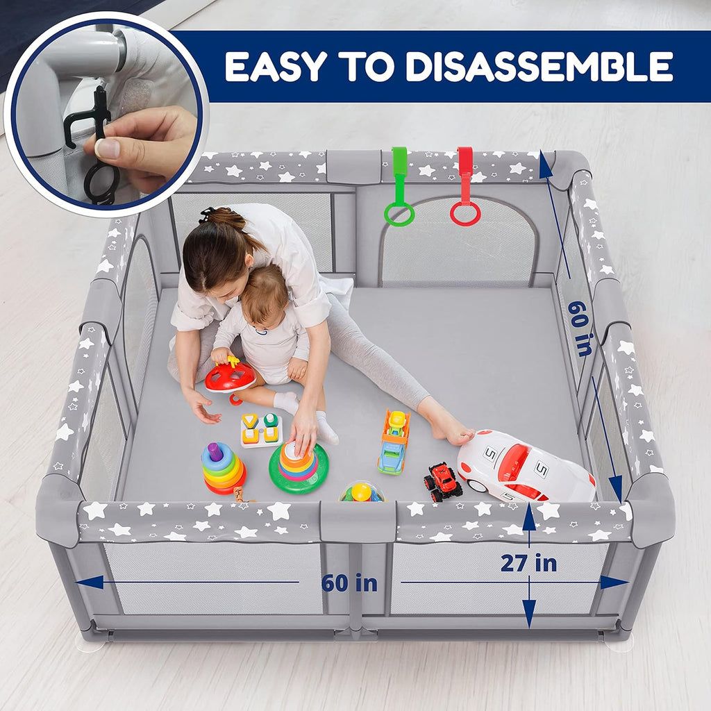 Foldable Portable Baby Playpen with Carry Case H92401