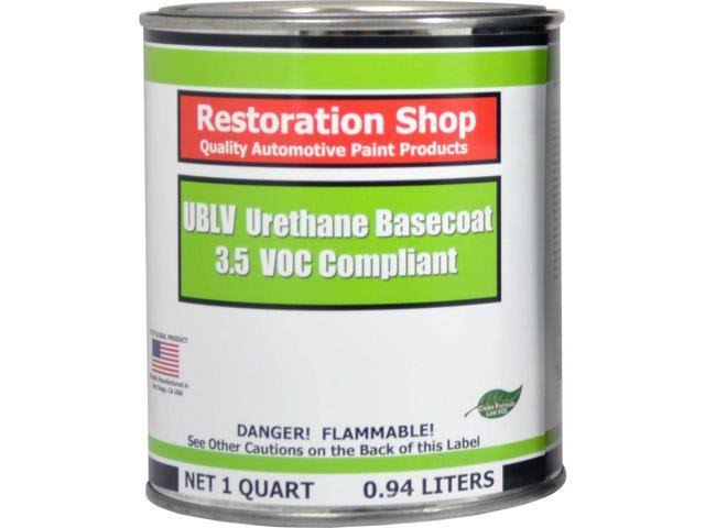 1 Quart Low VOC Urethane Basecoat Auto Body Paint P221893