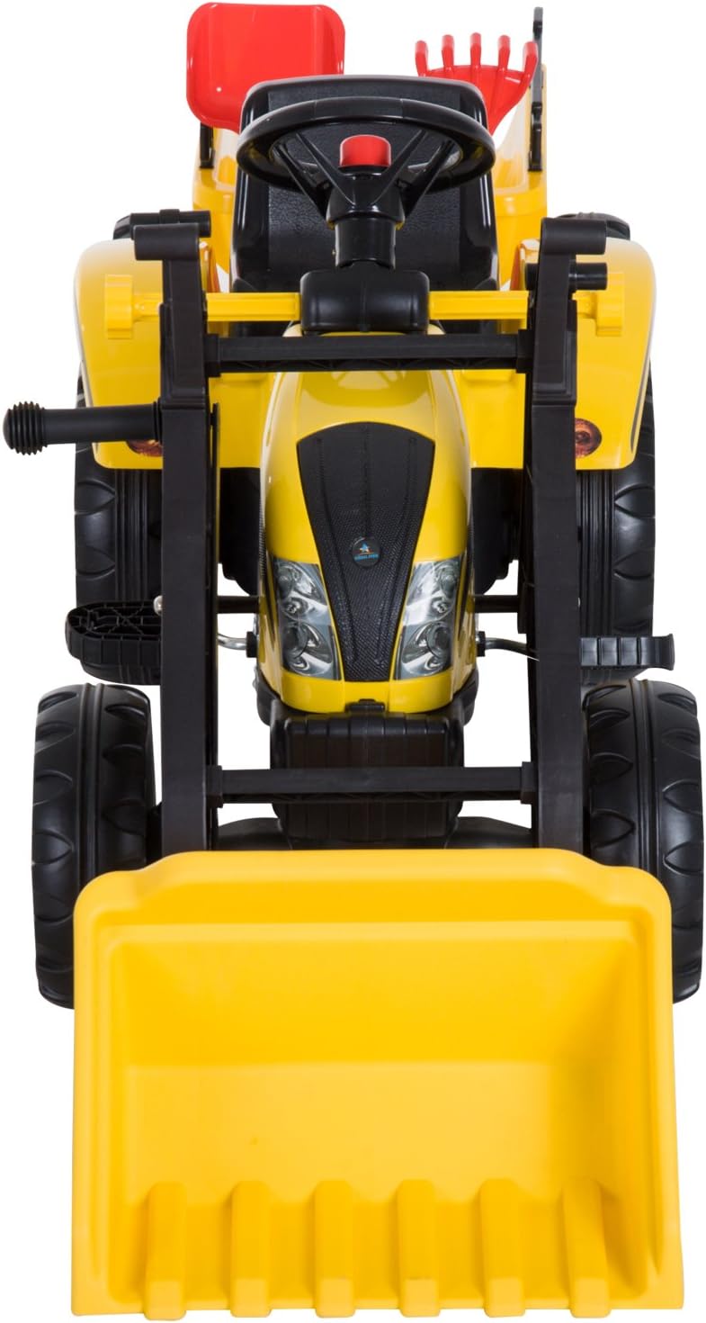 Ride-On Kids Bulldozer Toy with Dirt Bucket P2625