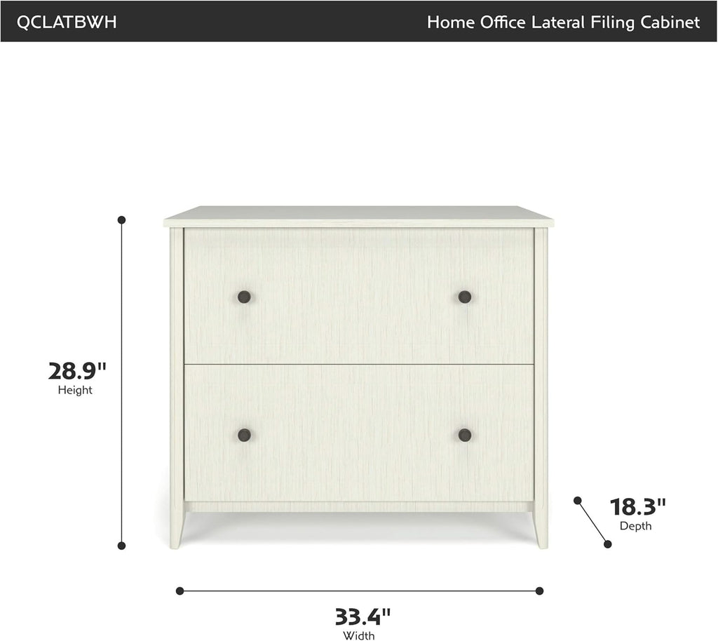 Weathered White Lateral Filing Cabinet Q906