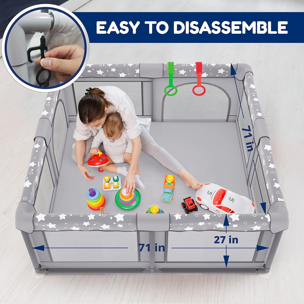 Foldable Portable Baby Playpen with Carry Case H92401