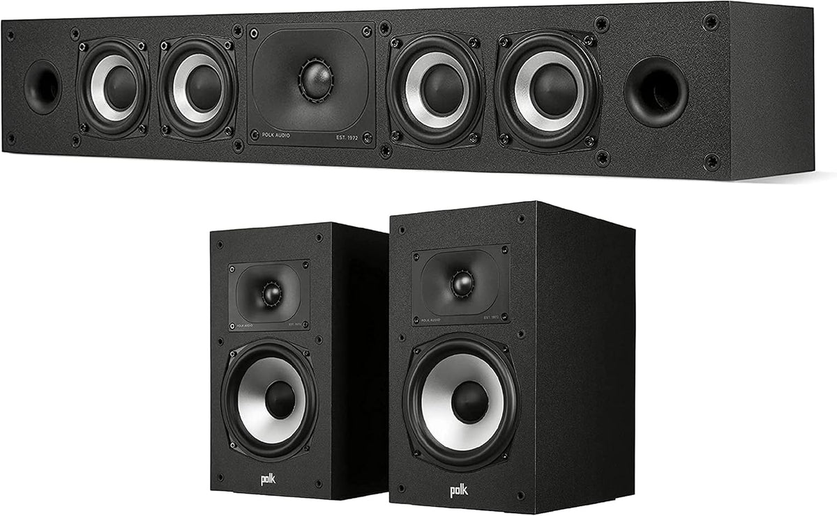 Pair of Midnight Black Bookshelf or Surround Speakers M897366