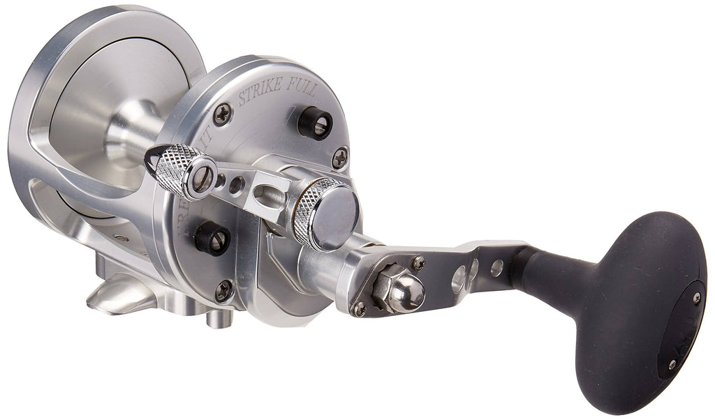 Silver Left-Hand Lever Drag Casting Reel B1748