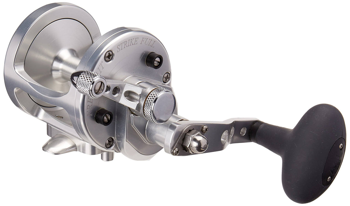 Silver Left-Hand Lever Drag Casting Reel B1748