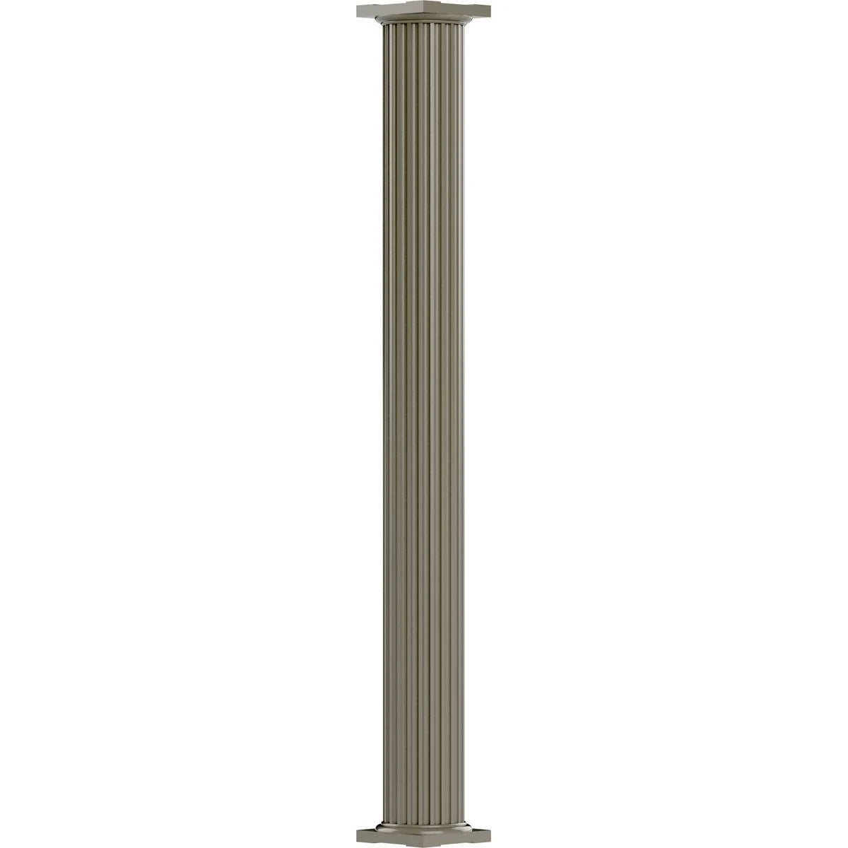Round Non-Tapered Fluted Aluminum Column F57793