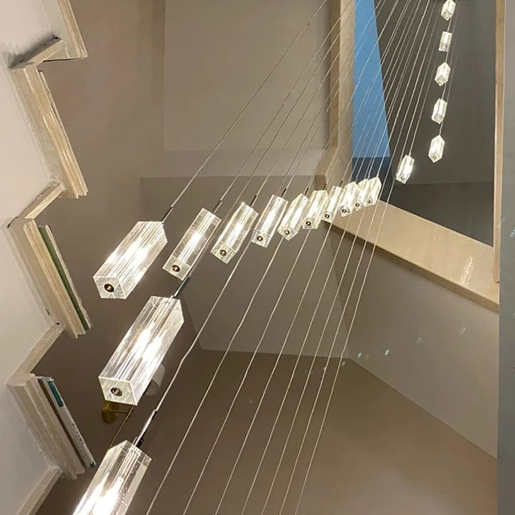 Modern Crystal Chandeliers LED Light Fixture 36-Lights L8044