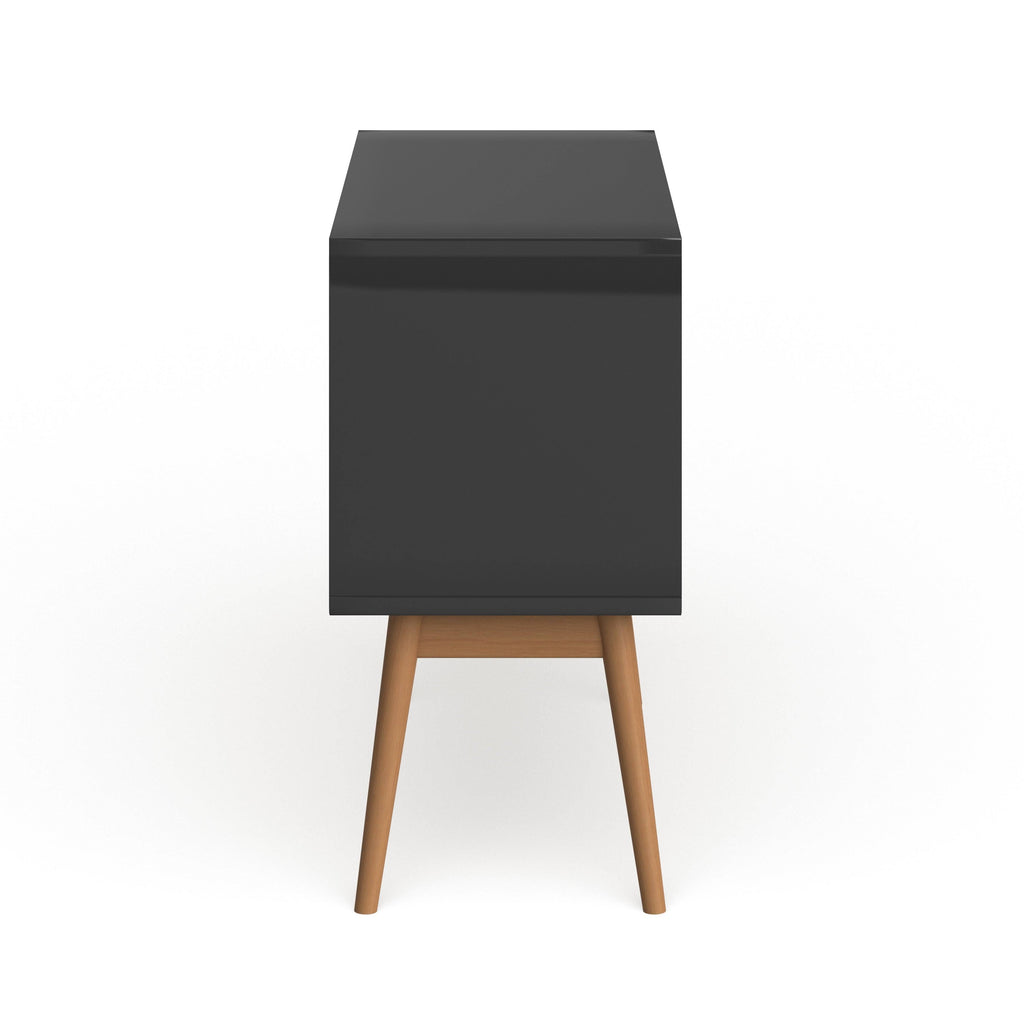 White Wood Storage Console G323917