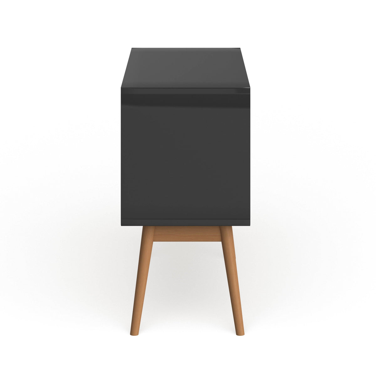 White Wood Storage Console G323917