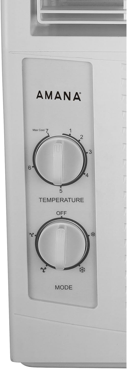 5,000 BTU 115V Window-Mounted Air Conditioner White A199
