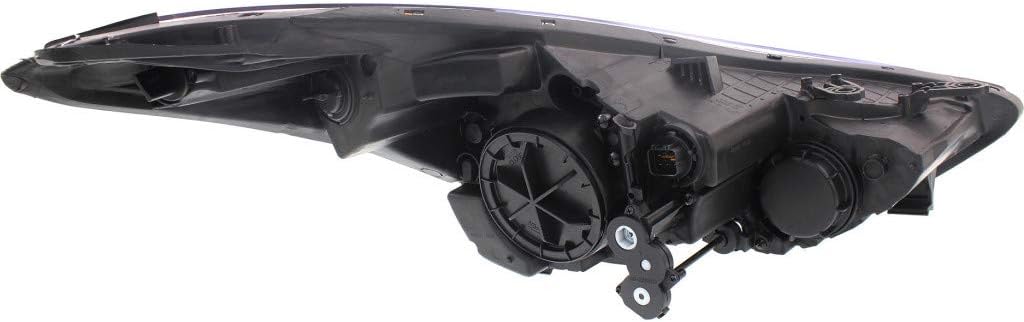 Hyundai Elantra Headlight Assembly Driver Side Black Housing A693