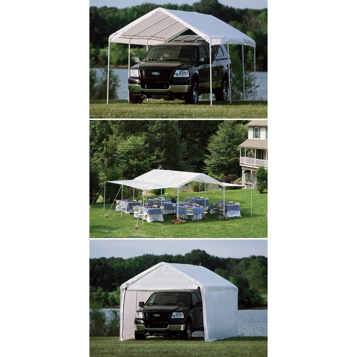 10x20 3-in-1 Canopy White T18538