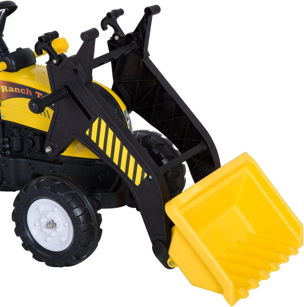 Ride-On Kids Bulldozer Toy with Dirt Bucket P2625