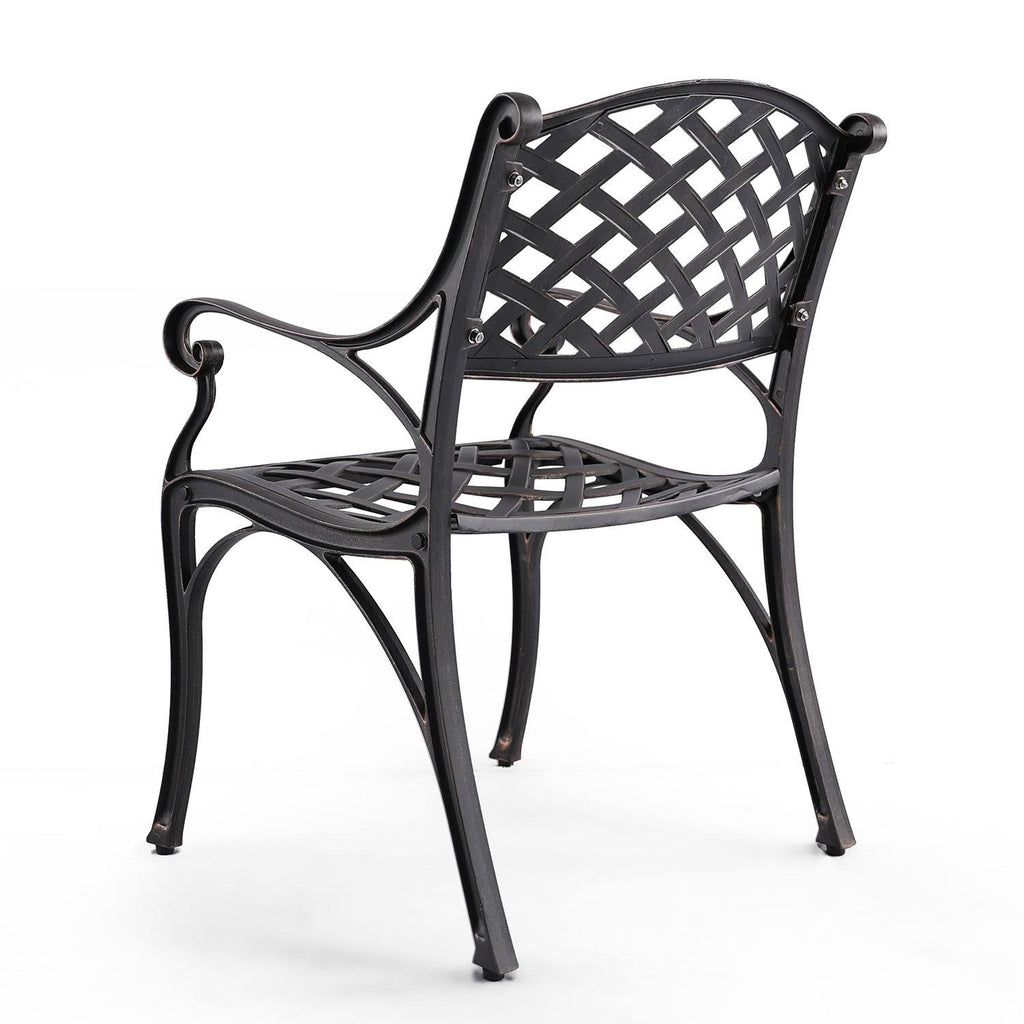 Cast Aluminum Patio Dining Arm Chair R46189