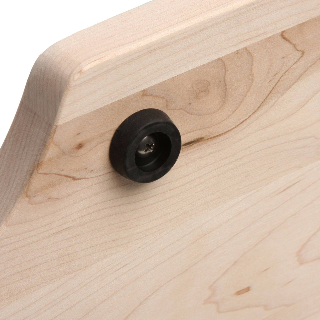 Oval Walnut Wood Carving Board with Juice Well Q92479