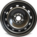 15 Inch 4 Lug Black Steel Wheel C54677