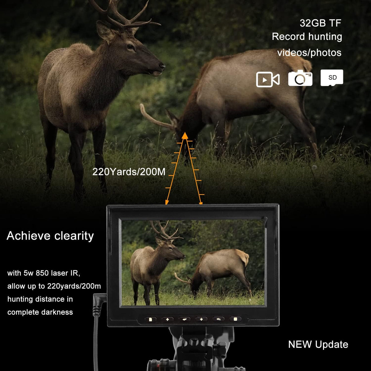 Night Vision Scope with 5 Screen Z775033